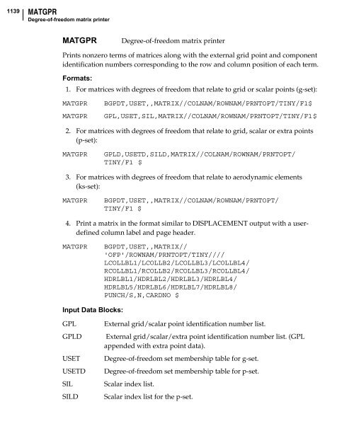 NX Nastran DMAP Programmer's Guide - Kxcad.net