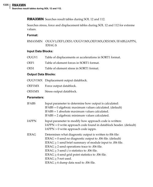 NX Nastran DMAP Programmer's Guide - Kxcad.net