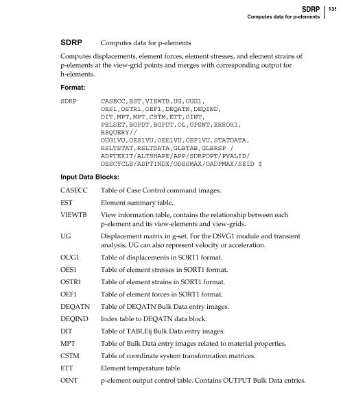 NX Nastran DMAP Programmer's Guide - Kxcad.net