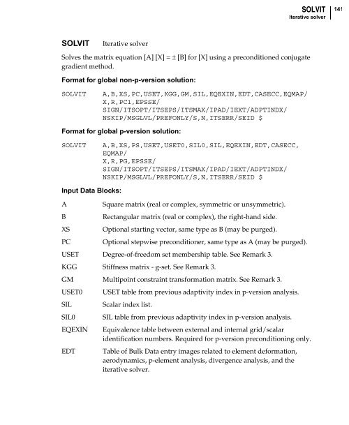 NX Nastran DMAP Programmer's Guide - Kxcad.net