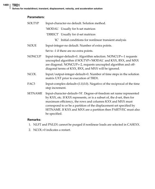 NX Nastran DMAP Programmer's Guide - Kxcad.net