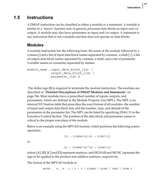 NX Nastran DMAP Programmer's Guide - Kxcad.net