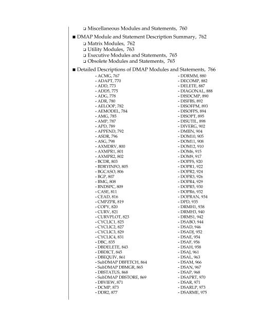 NX Nastran DMAP Programmer's Guide - Kxcad.net