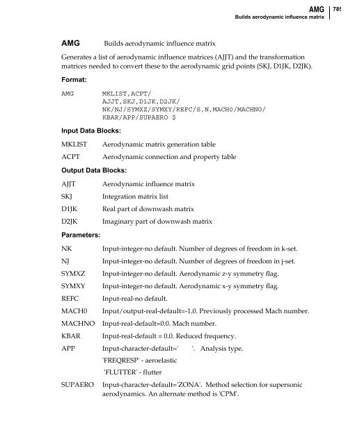 NX Nastran DMAP Programmer's Guide - Kxcad.net