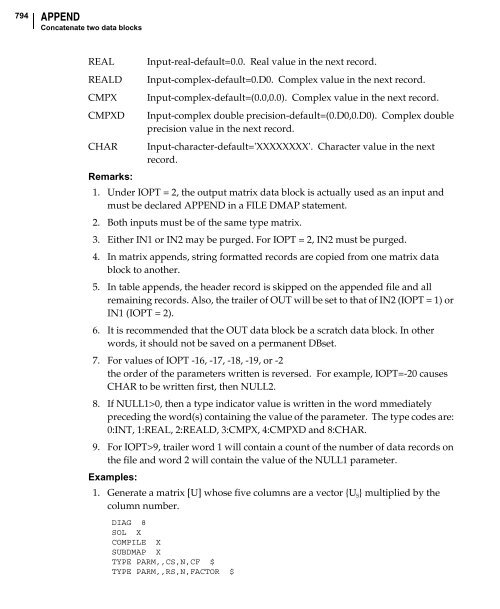 NX Nastran DMAP Programmer's Guide - Kxcad.net