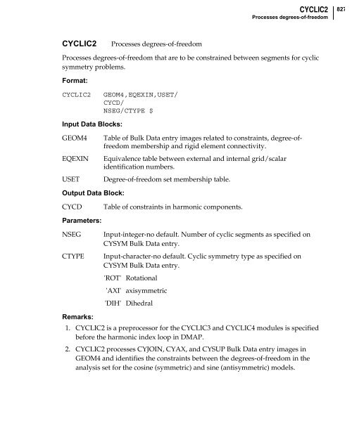 NX Nastran DMAP Programmer's Guide - Kxcad.net