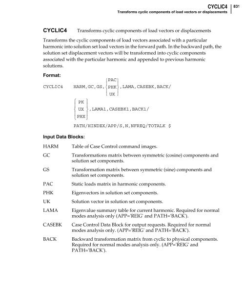 NX Nastran DMAP Programmer's Guide - Kxcad.net