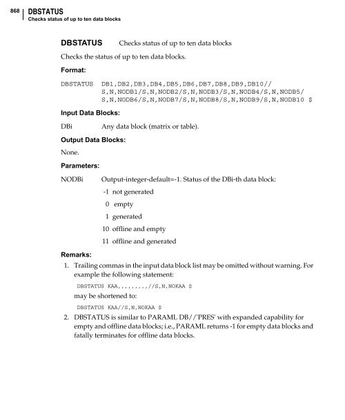 NX Nastran DMAP Programmer's Guide - Kxcad.net