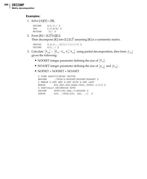 NX Nastran DMAP Programmer's Guide - Kxcad.net