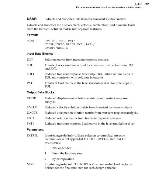 NX Nastran DMAP Programmer's Guide - Kxcad.net