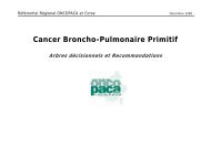 Cancer Broncho-Pulmonaire Primitif - ONCOPACA