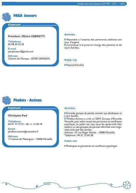 Guide des associations (fichier PDF) - CHU Marseille