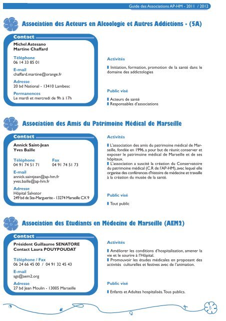 Guide des associations (fichier PDF) - CHU Marseille