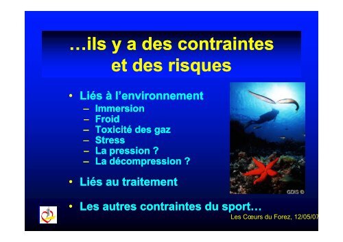 Les contre Les contre indications Les contre Les contre indications ...