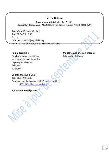 le fichier des etablissements medico-educatifs et sanitaires