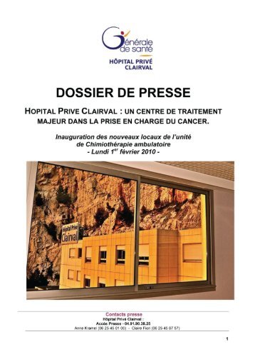 Dossier de Presse.pdf - Générale de Santé