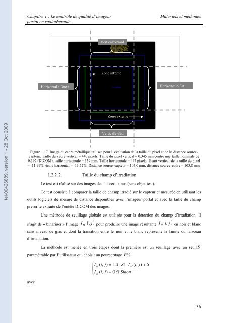 Automatisation du contrôle de qualité d'une installation d'imagerie ...