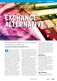 Linux groupware server natively serves Outlook ... - Linux Magazine