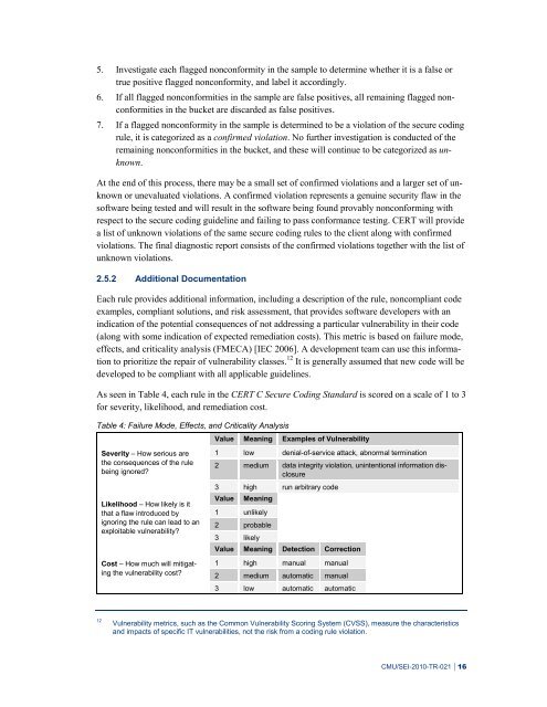 Source Code Analysis Laboratory (SCALe) for Energy ... - CERT