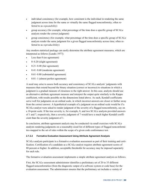 Source Code Analysis Laboratory (SCALe) for Energy ... - CERT