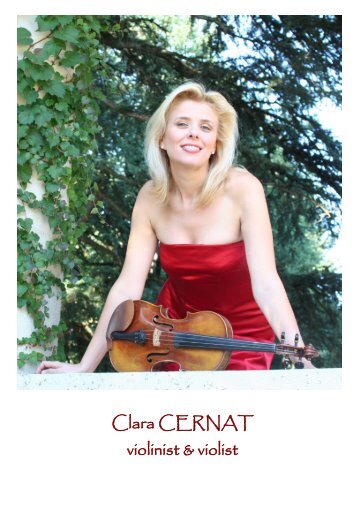 Clara CERNAT violinist & violist - Clara Cernat & Thierry Huillet