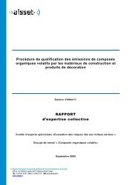 Procédure de qualification des émissions de composés organiques ...