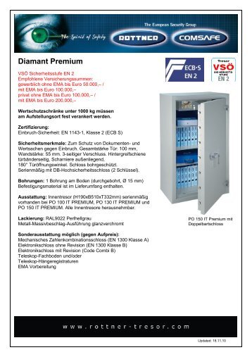 Diamant Premium - Rottner Tresor GmbH