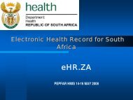 Electronic Health Record For South Africa