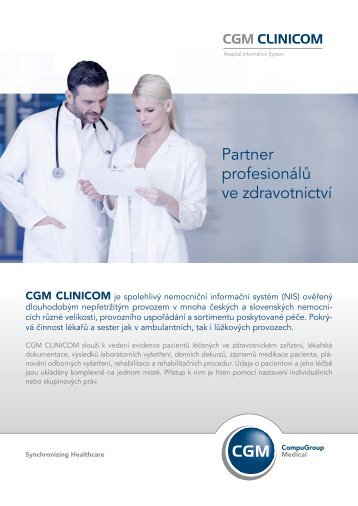 Produktový list CGM Clinicom - CompuGroup Medical