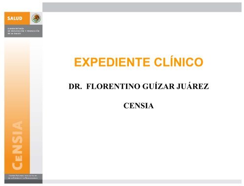 Expediente Clínico (PDF, 71.8 KB) - secretaría de salud del estado ...