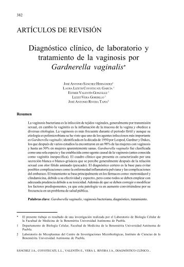 Diagnóstico clínico, de laboratorio y tratamiento de la - Pontificia ...