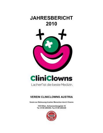 jahresbericht 2010 verein cliniclowns austria