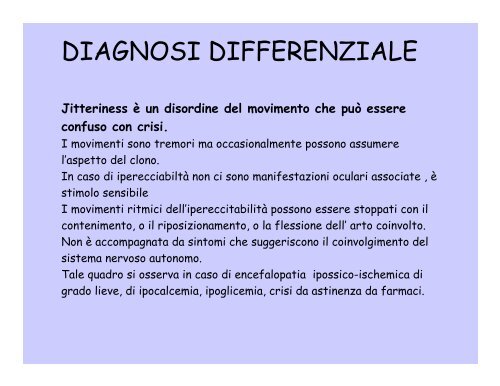 Inquadramento clinico delle convulsioni neonatali - Eurac ...