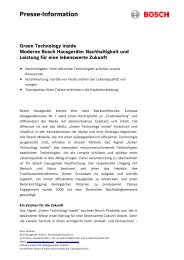 Presse-Information Green Technology inside ... - Putz & Stingl