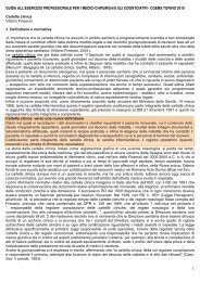 Cartella clinica - Scienze Medico Legali