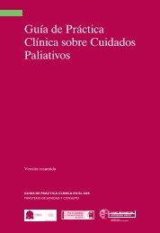 Guía de Práctica Clínica sobre Cuidados Paliativos - GuíaSalud