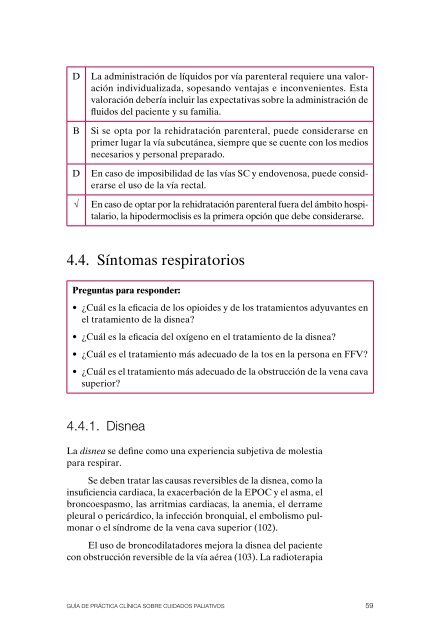 Guía de Práctica Clínica sobre Cuidados Paliativos - GuíaSalud