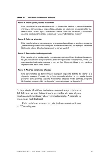 Guía de Práctica Clínica sobre Cuidados Paliativos - GuíaSalud