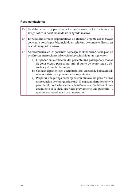 Guía de Práctica Clínica sobre Cuidados Paliativos - GuíaSalud