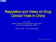 Regulation and Views on Drug Clinical Trials in China - Apec-ahc.org