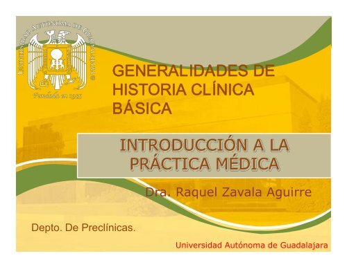 introducción a la práctica médica generalidades de historia clínica ...