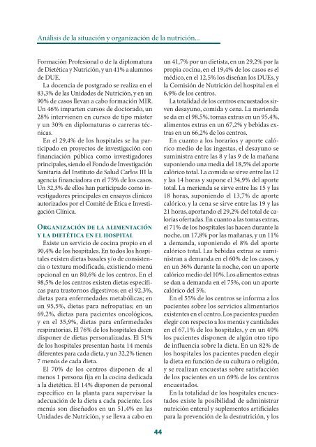 Libro blanco de Desnutrición clínica - SENPE