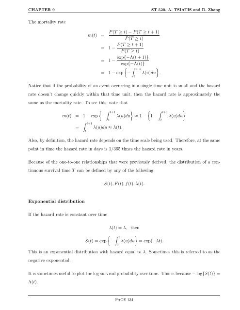 ST 520 Statistical Principles of Clinical Trials - NCSU Statistics ...