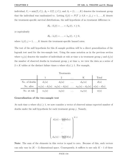 ST 520 Statistical Principles of Clinical Trials - NCSU Statistics ...