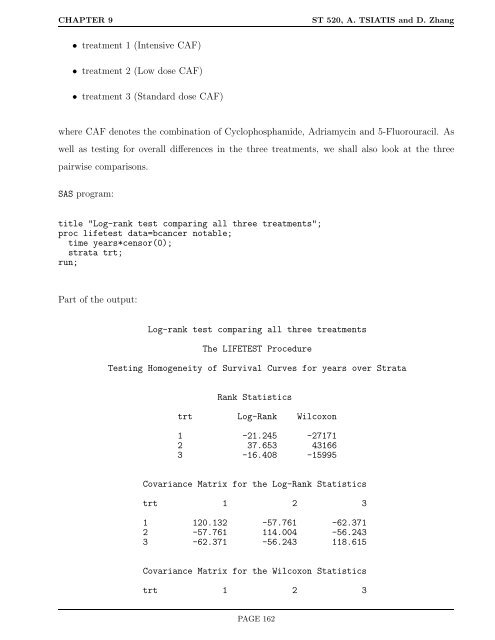 ST 520 Statistical Principles of Clinical Trials - NCSU Statistics ...