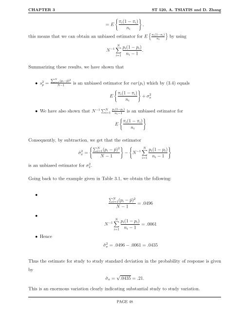 ST 520 Statistical Principles of Clinical Trials - NCSU Statistics ...