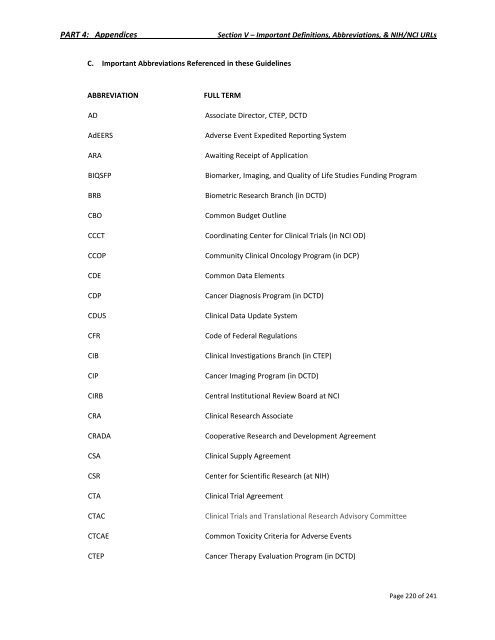 NCI National Clinical Trials Network (NCTN) Program Guidelines