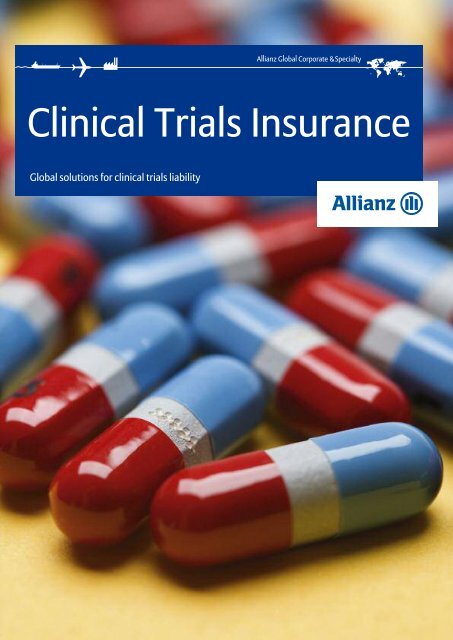 Clinical Trials Insurance Liability Brochure - Allianz Global ...