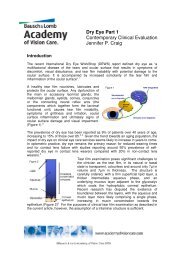 Dry Eye Part 1 Contemporary Clinical Evaluation - Bausch & Lomb ...