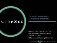 QT Evaluation in Early Clinical Development (PDF) - Medpace